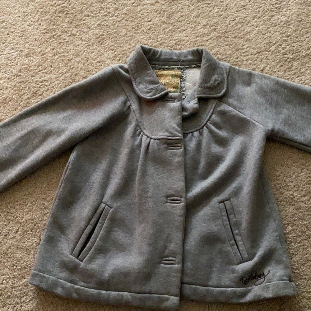 Billabong cropped gray jacket